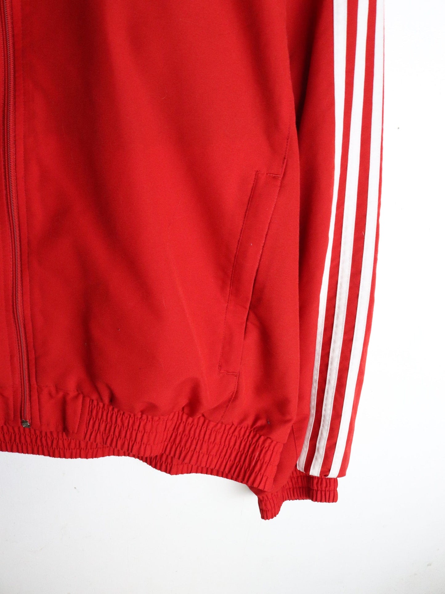Adidas Windbreaker Mens Large Red