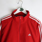 Adidas Windbreaker Mens Large Red