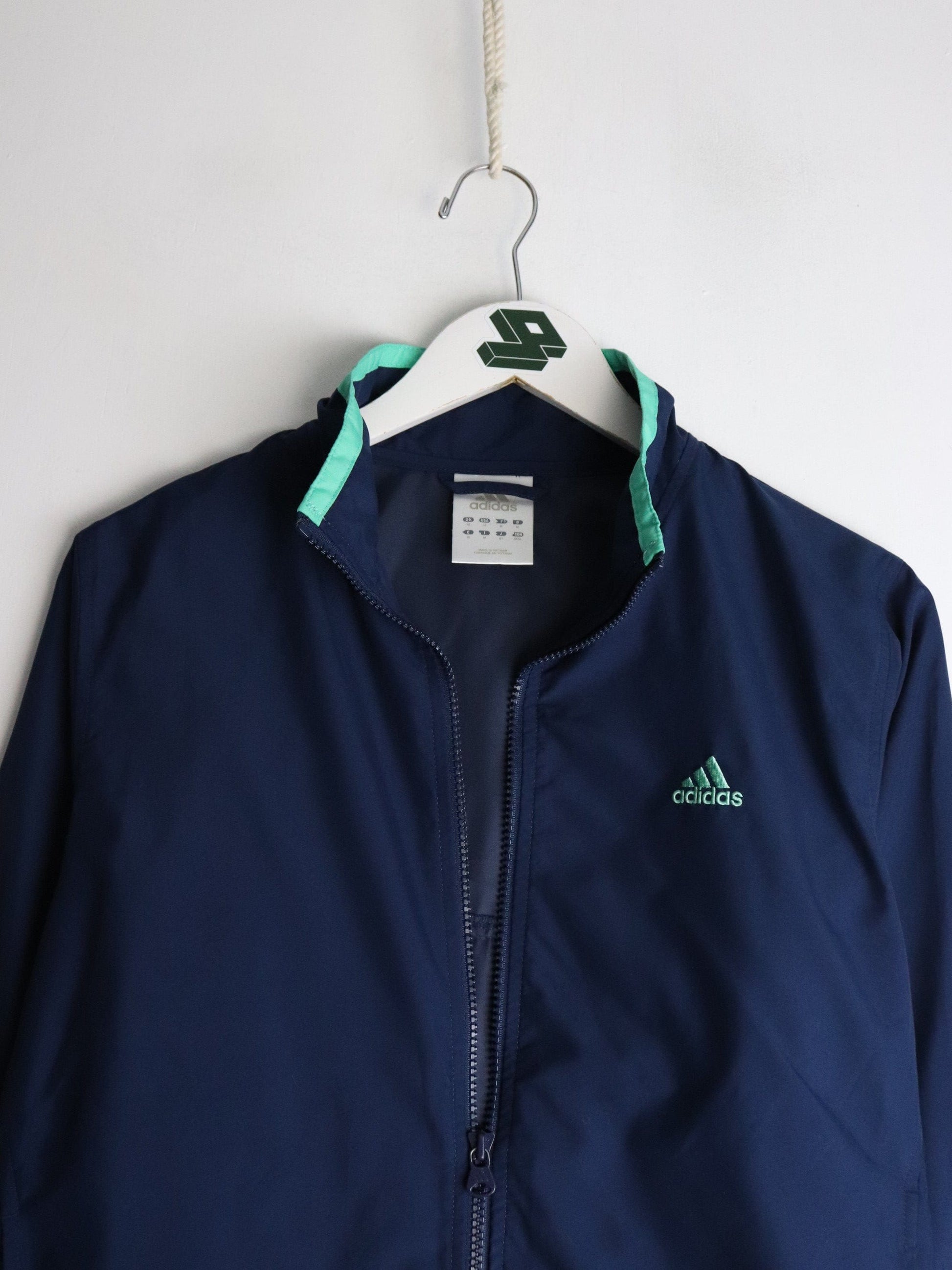 Adidas Windbreaker Womens Medium Blue from propervintagecanada