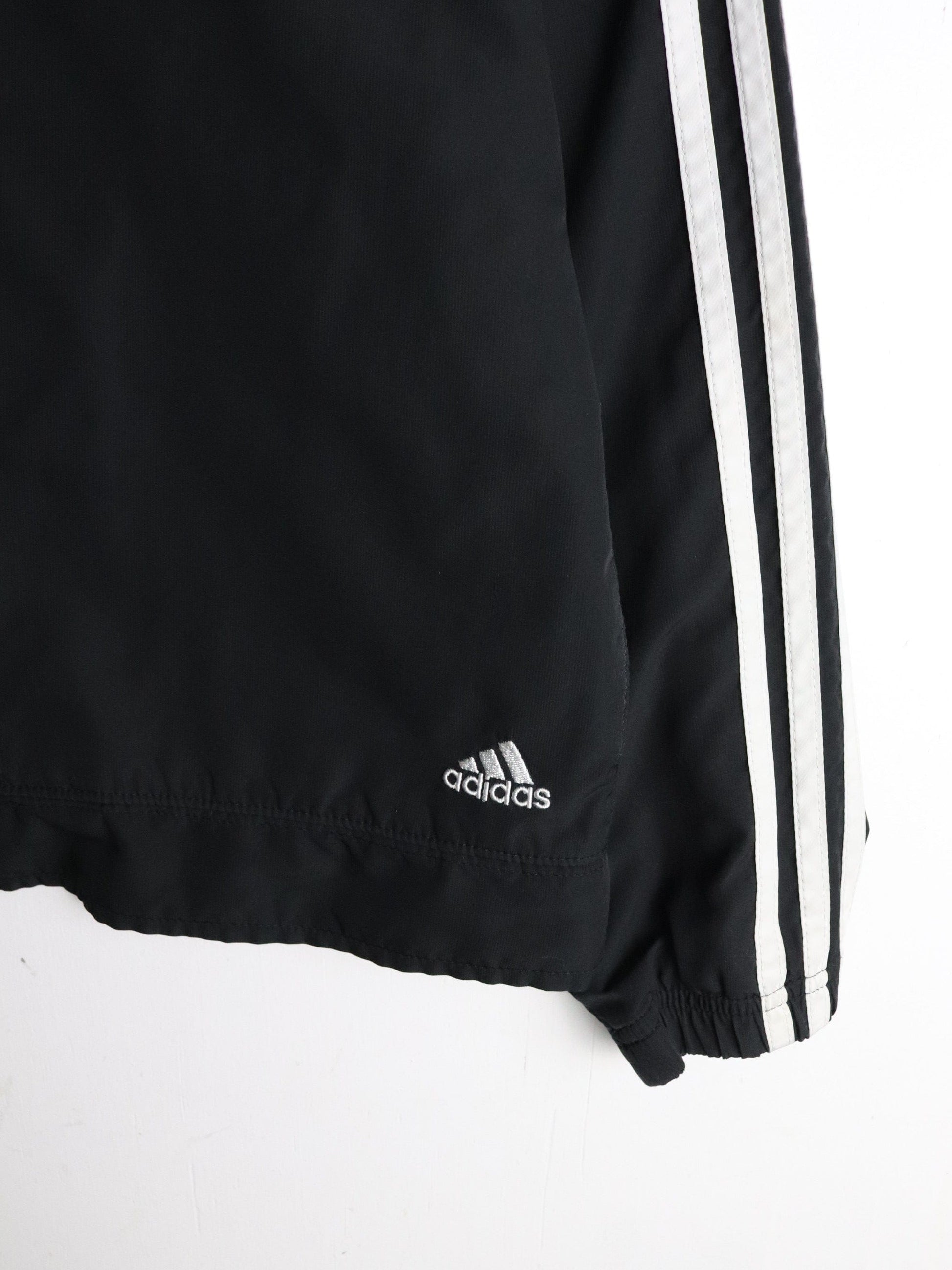 Adidas Windbreaker Youth Large Black from propervintagecanada