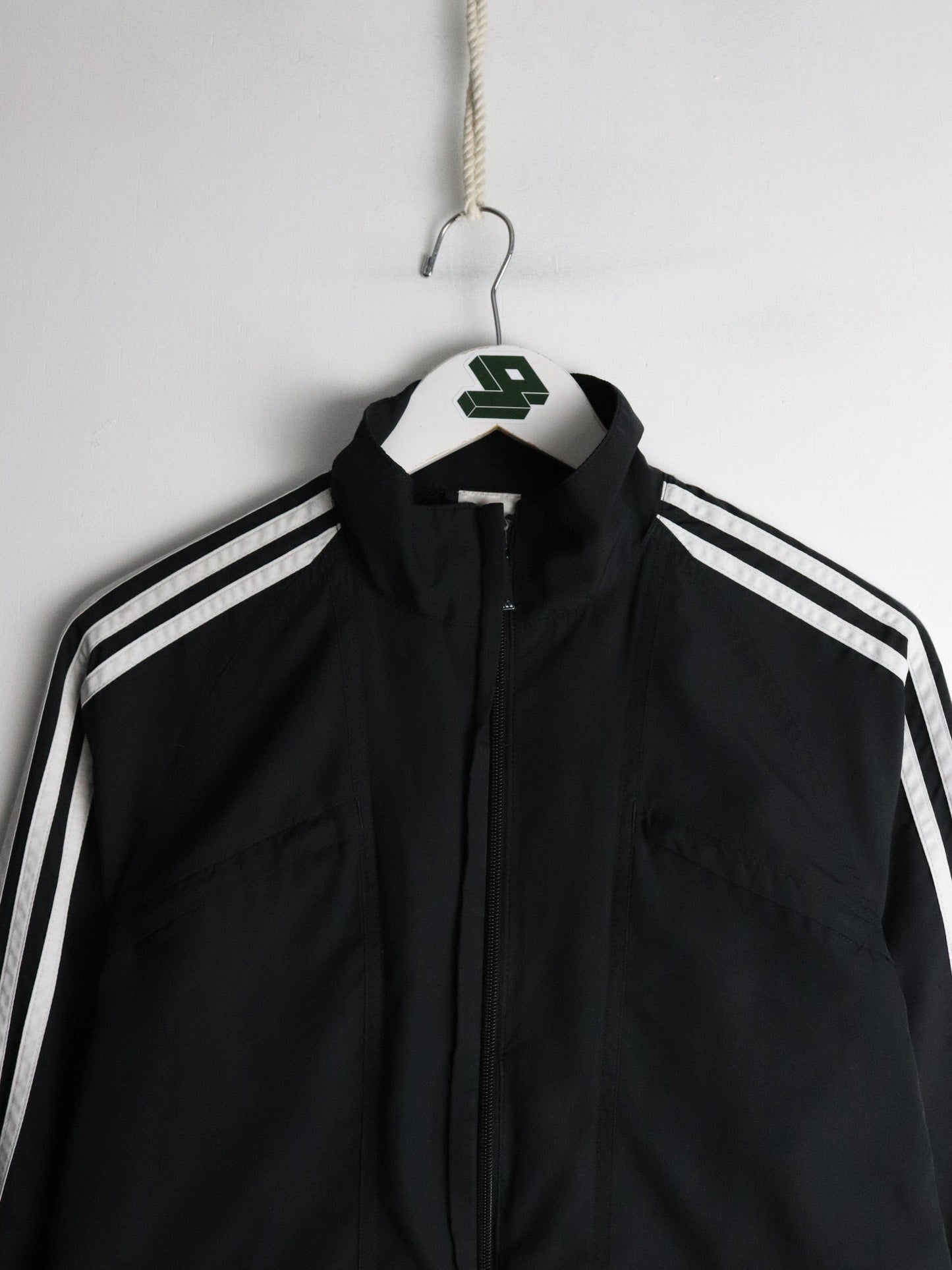 Adidas Windbreaker Youth Large Black from propervintagecanada