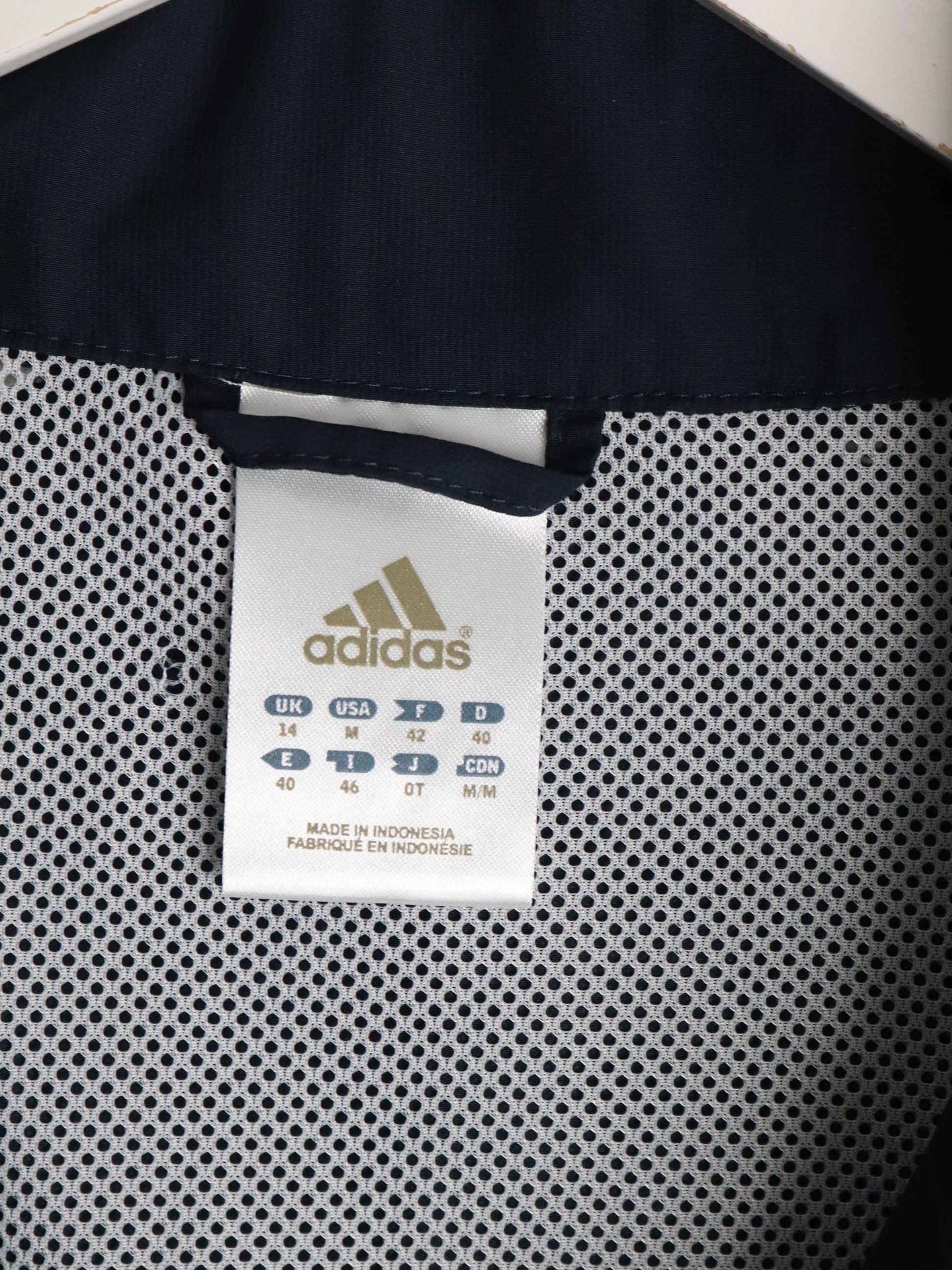 Adidas Windbreaker Youth Medium Blue from propervintagecanada