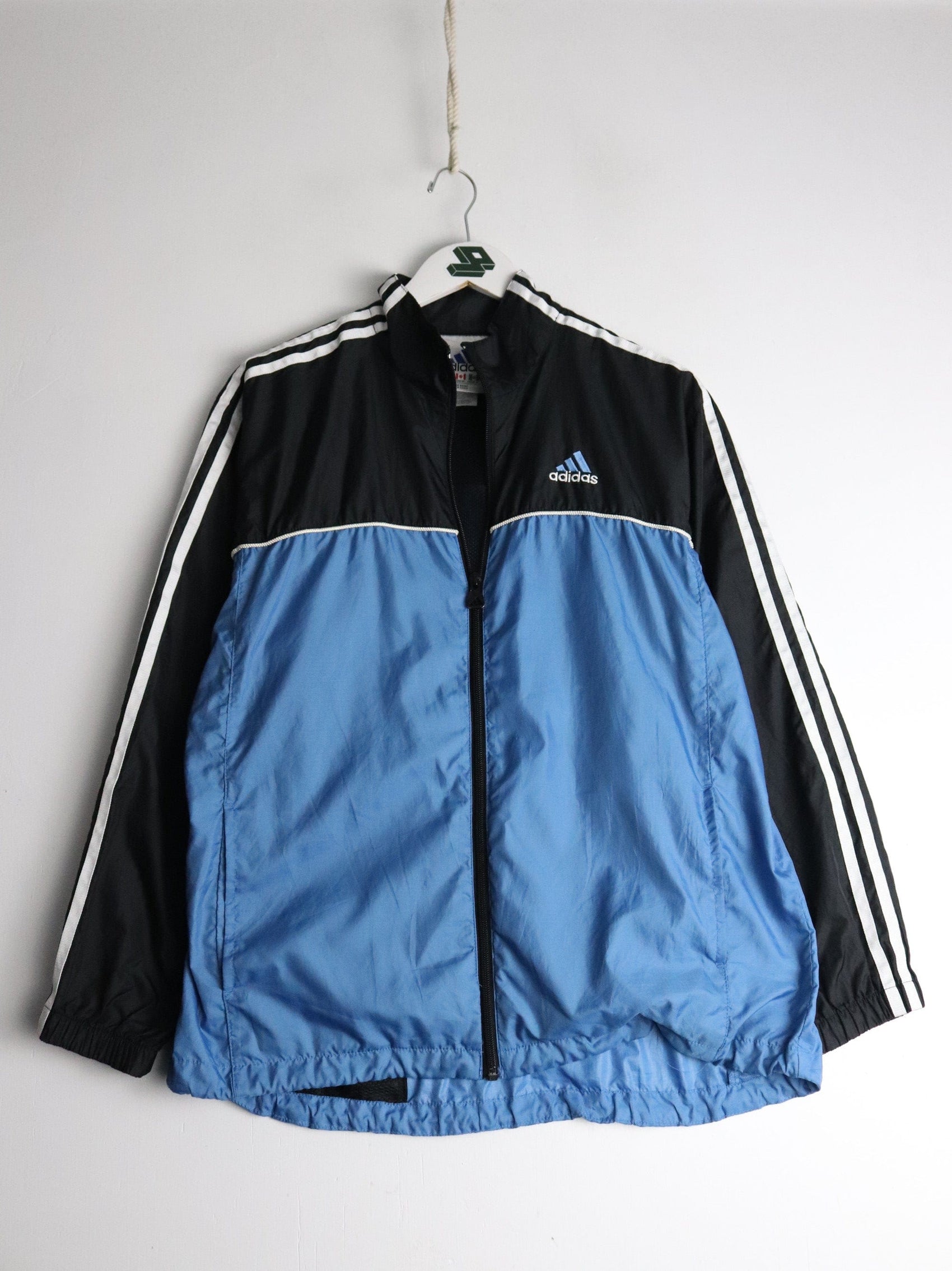 Adidas Windbreakers Vintage Adidas Windbreaker Youth Medium Blue