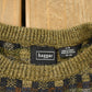 Vintage 1990s Haggar Knit Abstract Crewneck Sweater Mens XL Men's Large