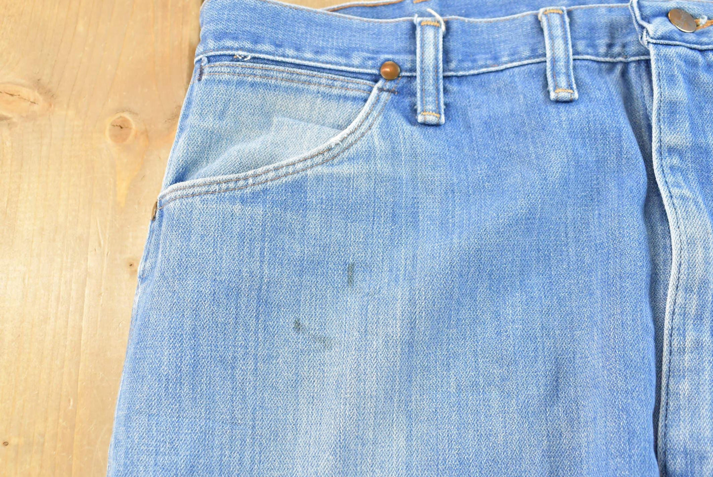 True Vintage 1970s Wrangler Western Denim Jeans Men's 38 x 31.5