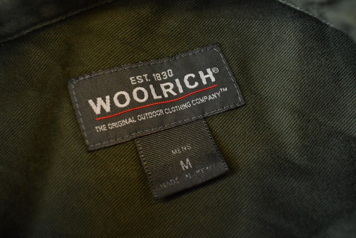 Vintage 1990s Woolrich Button Up Shooting Shirt Men's L