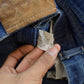 Vintage 1980s Lee Women's Striped Herringbone Denim Jeans Women's 29 x 28
