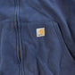Vintage 1990s Carhartt Full Zip Hoodie Jacket Men's 3XL Tall