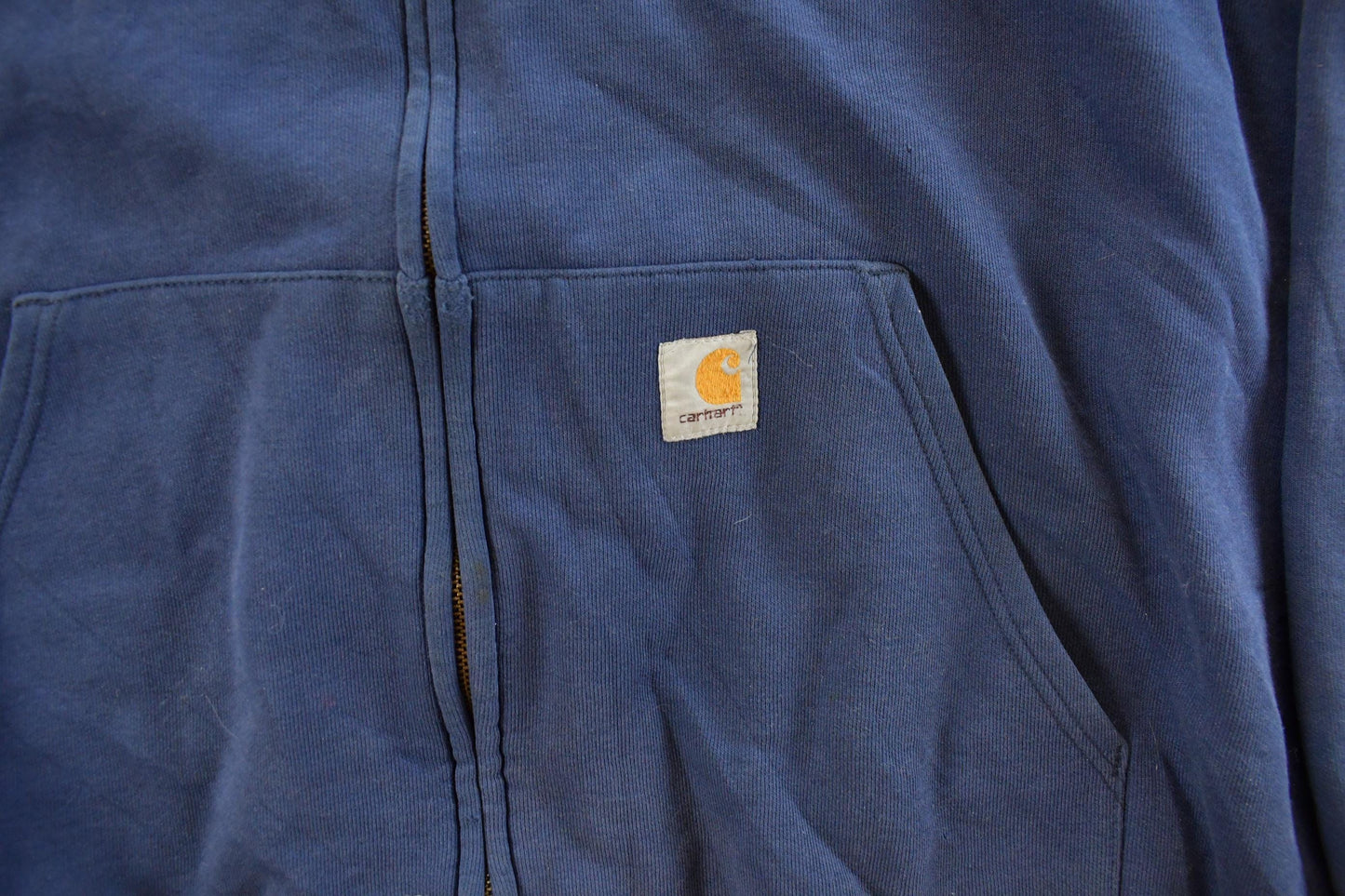 Vintage 1990s Carhartt Full Zip Hoodie Jacket Men's 3XL Tall