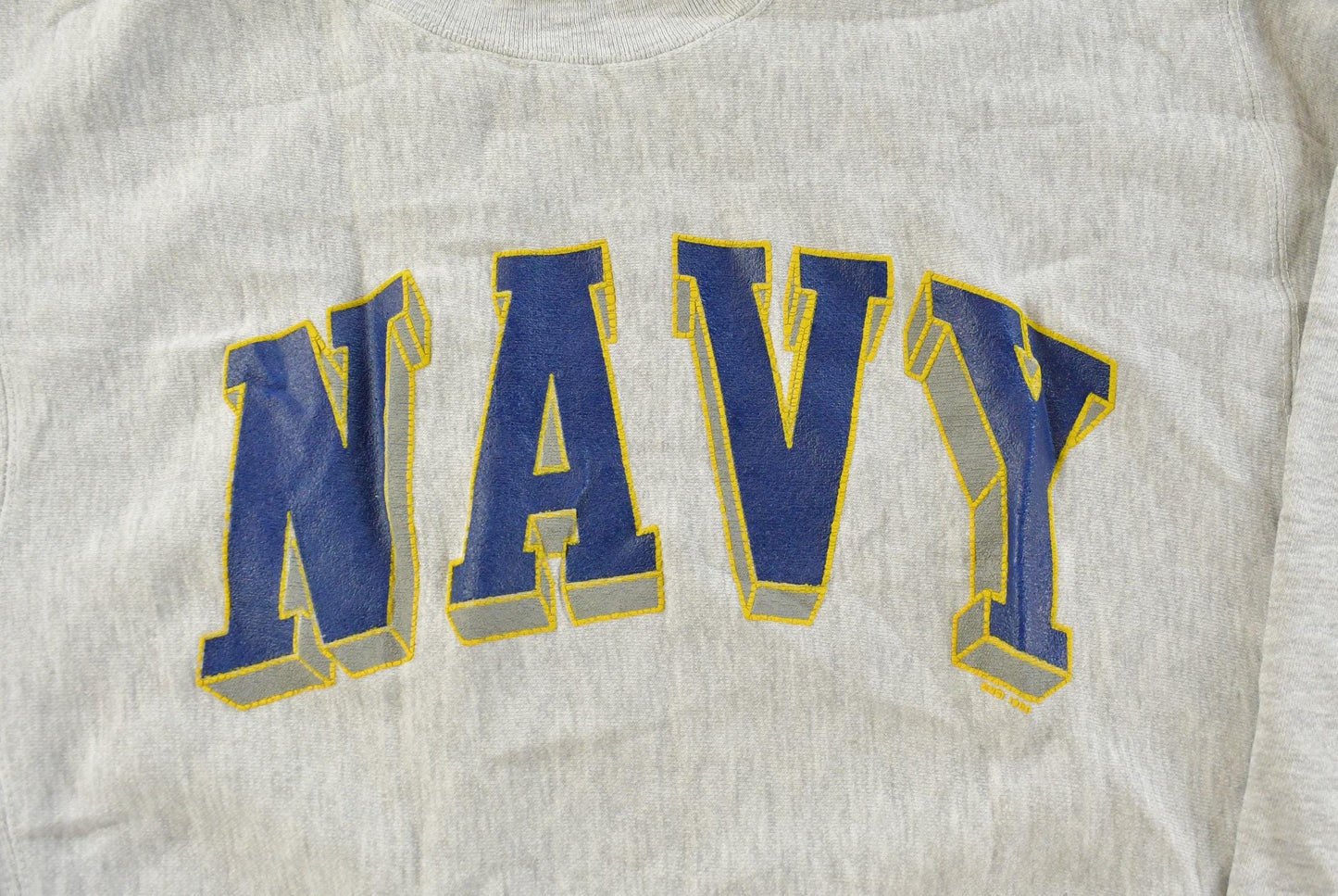 Vintage 1990s Navy Crewneck Sweatshirt Men's Large