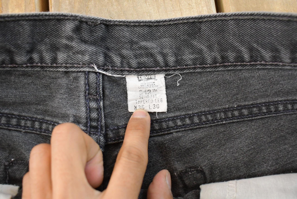 Vintage 1990s Levi's 512 Slim Tapered Fit Pants Men's 34 x 28