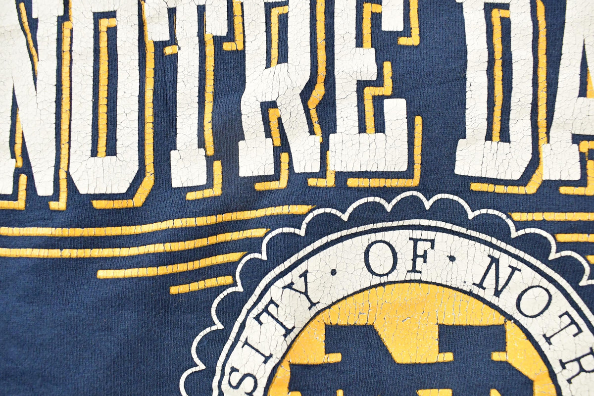 Vintage 1990s University of Notre Dame Champion Collegiate Crewneck Sweatshirt Men's XL