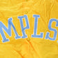 Vintage Y2K DEADSTOCK Minneapolis Lakers NBA Hardwood Classics Basketball Snap On Button Satin Jacket Mens 2XL