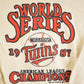 Vintage 1987 Minnesota Twins World Series Crewneck Sweatshirt Men's M