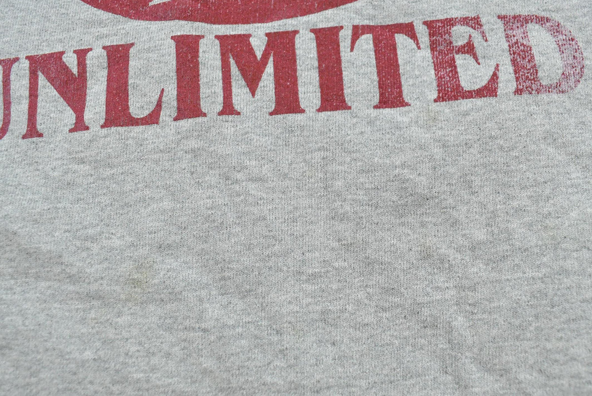 Vintage 1990s Fitness Unlimited FU Parody Souvenir Sweatshirt Men's L