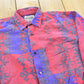 Vintage 1990s Free Fall Abstract Pattern Aztec Button Up Western Style Shirt Men's L