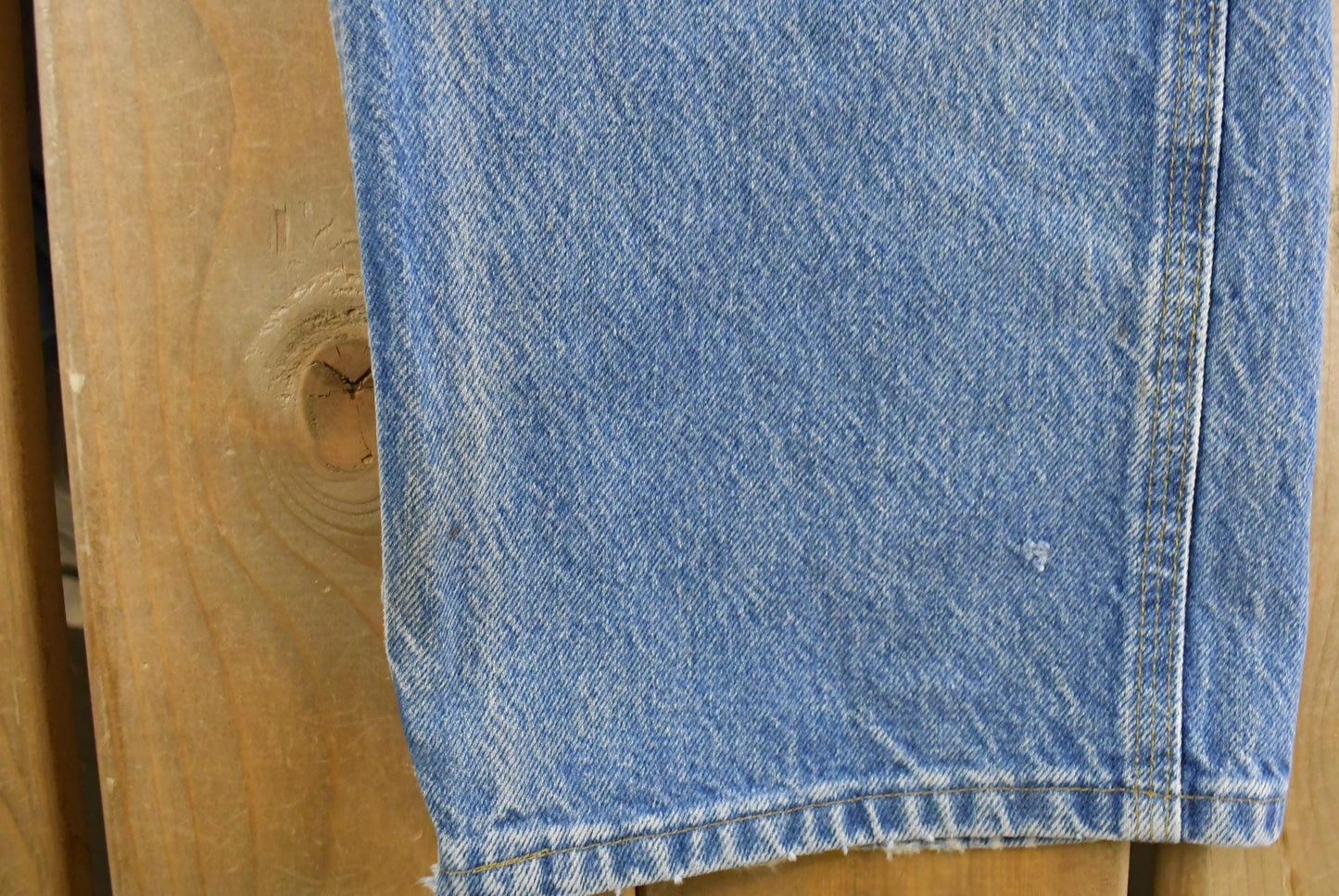 Vintage 2000s Carhartt Distressed Double Knee Denim Work Jeans Men's 31 x 29