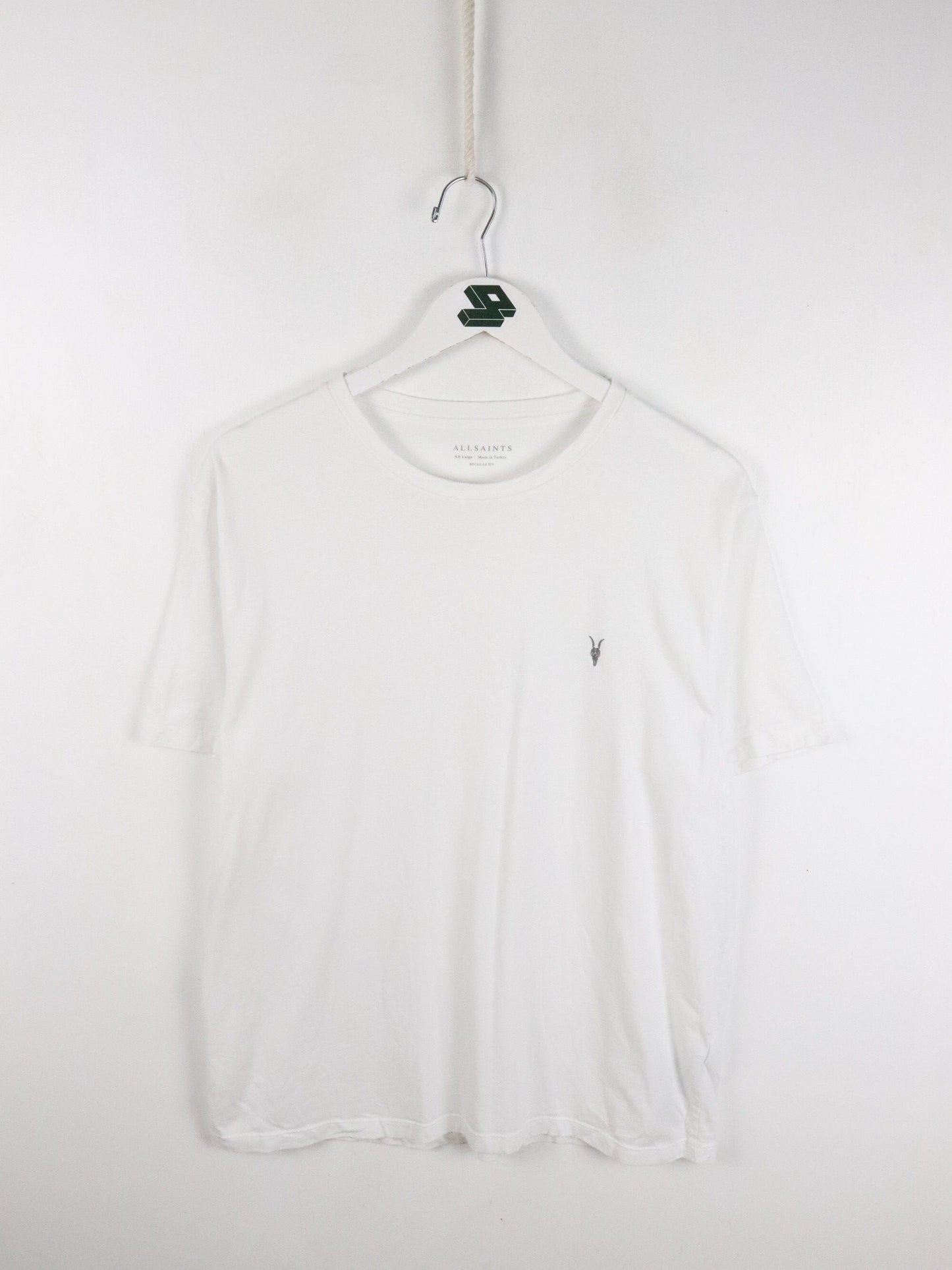All Saints T Shirt Mens Large White from propervintagecanada