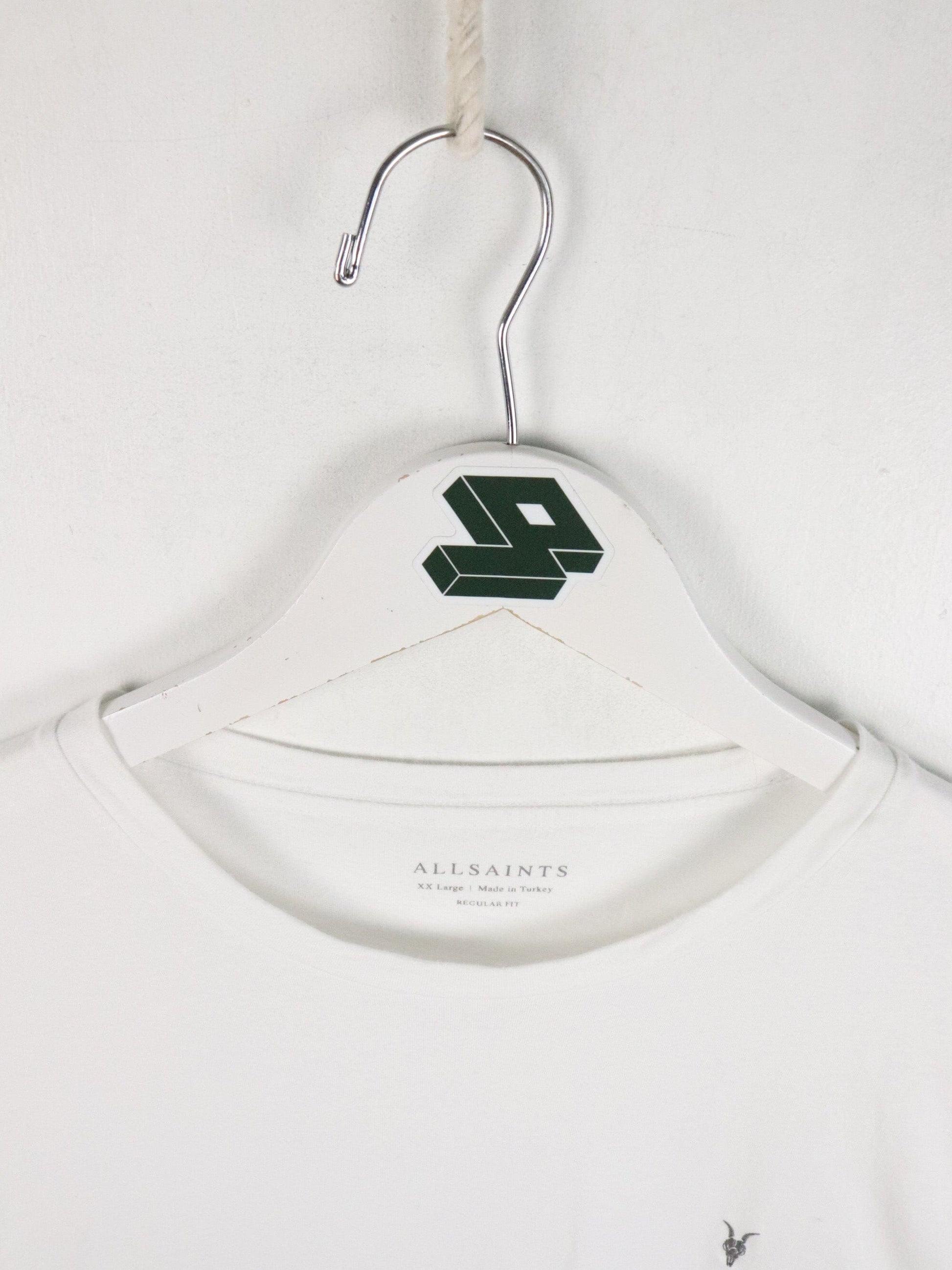 All Saints T Shirt Mens Large White from propervintagecanada