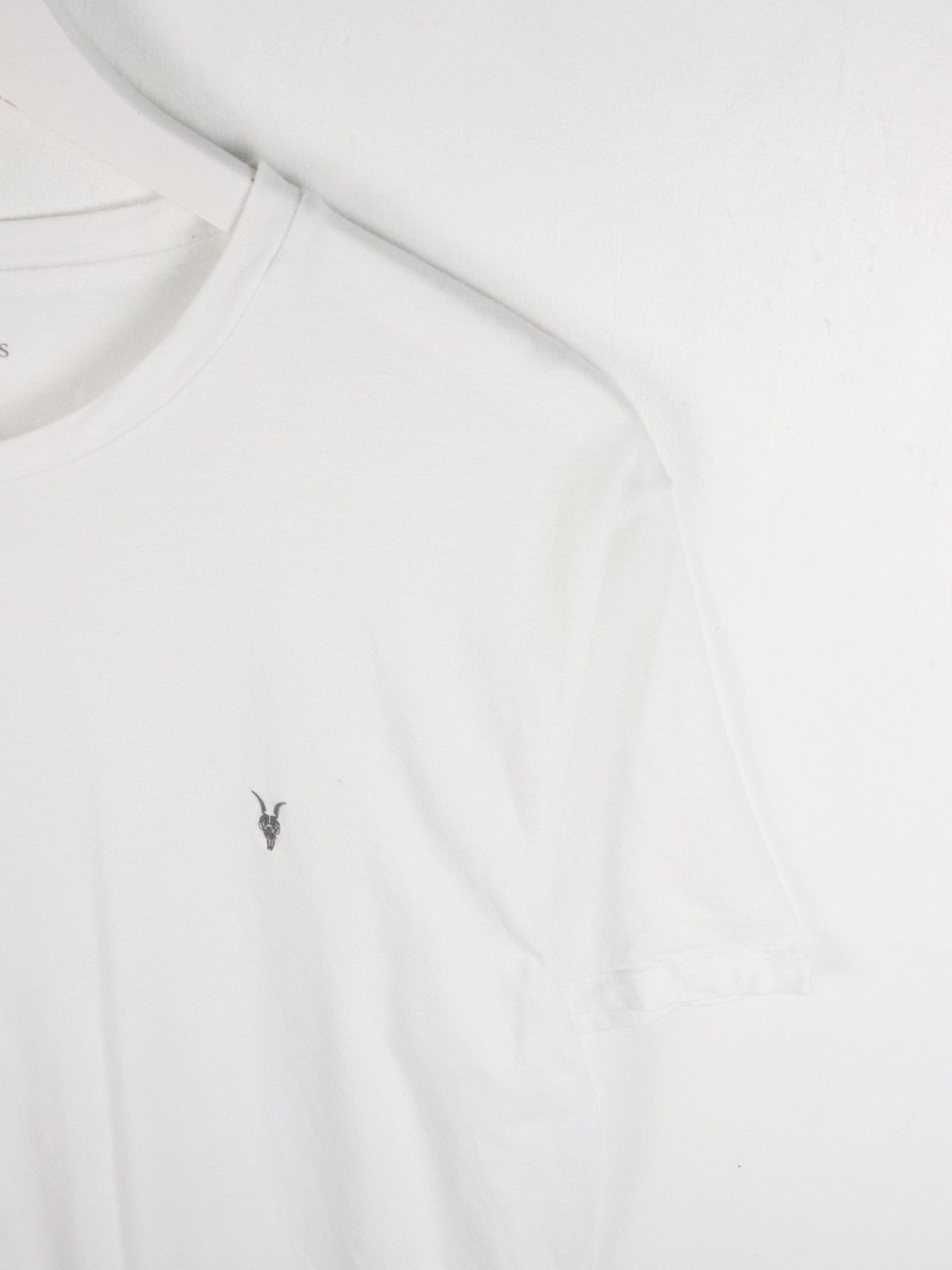 All Saints T Shirt Mens Large White from propervintagecanada