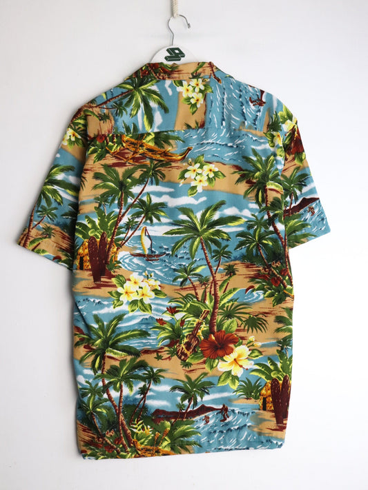 Aloha Joe Shirt Mens Medium Blue