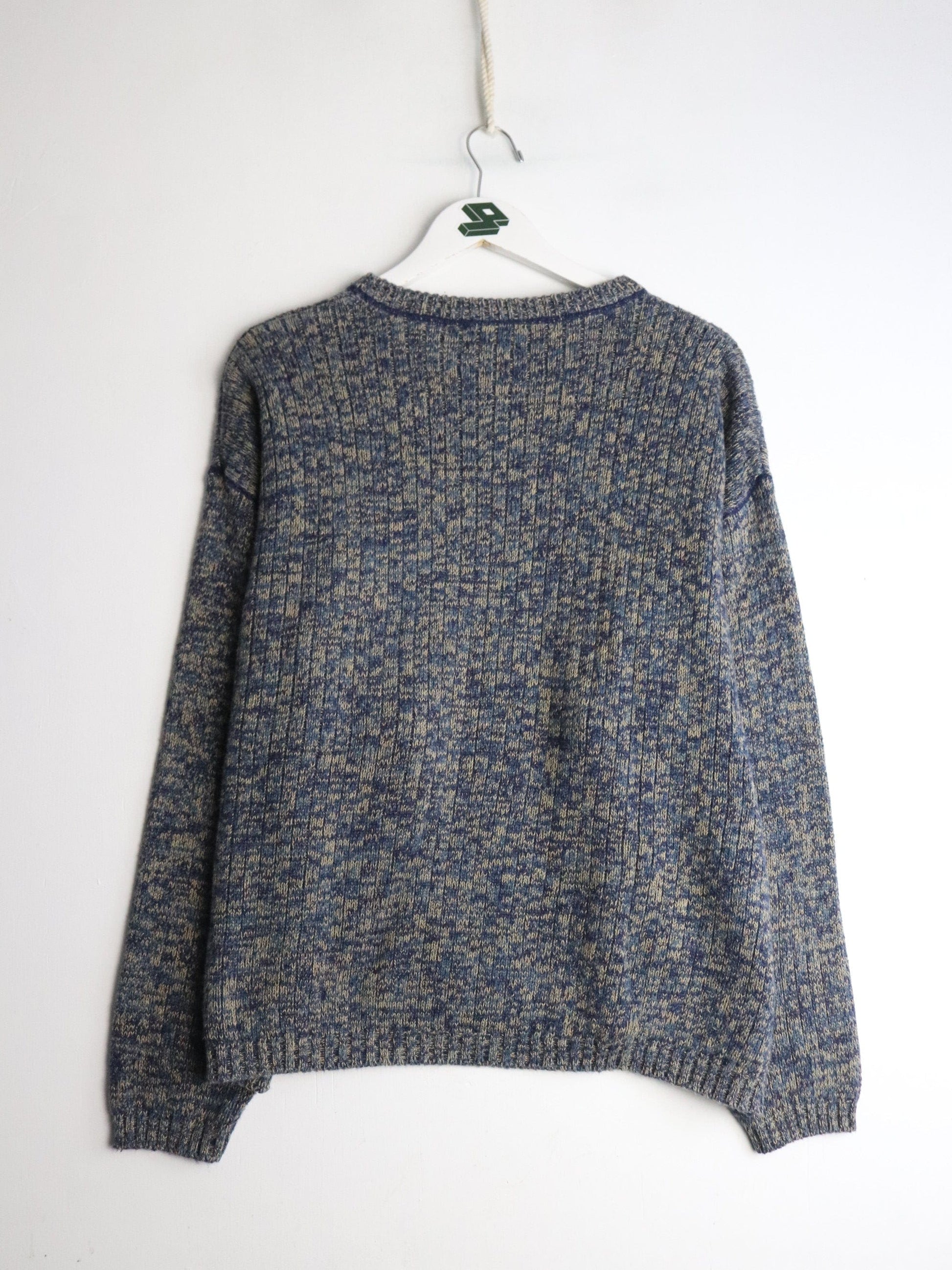 American Eagle Knit Sweater Mens Large Blue from propervintagecanada