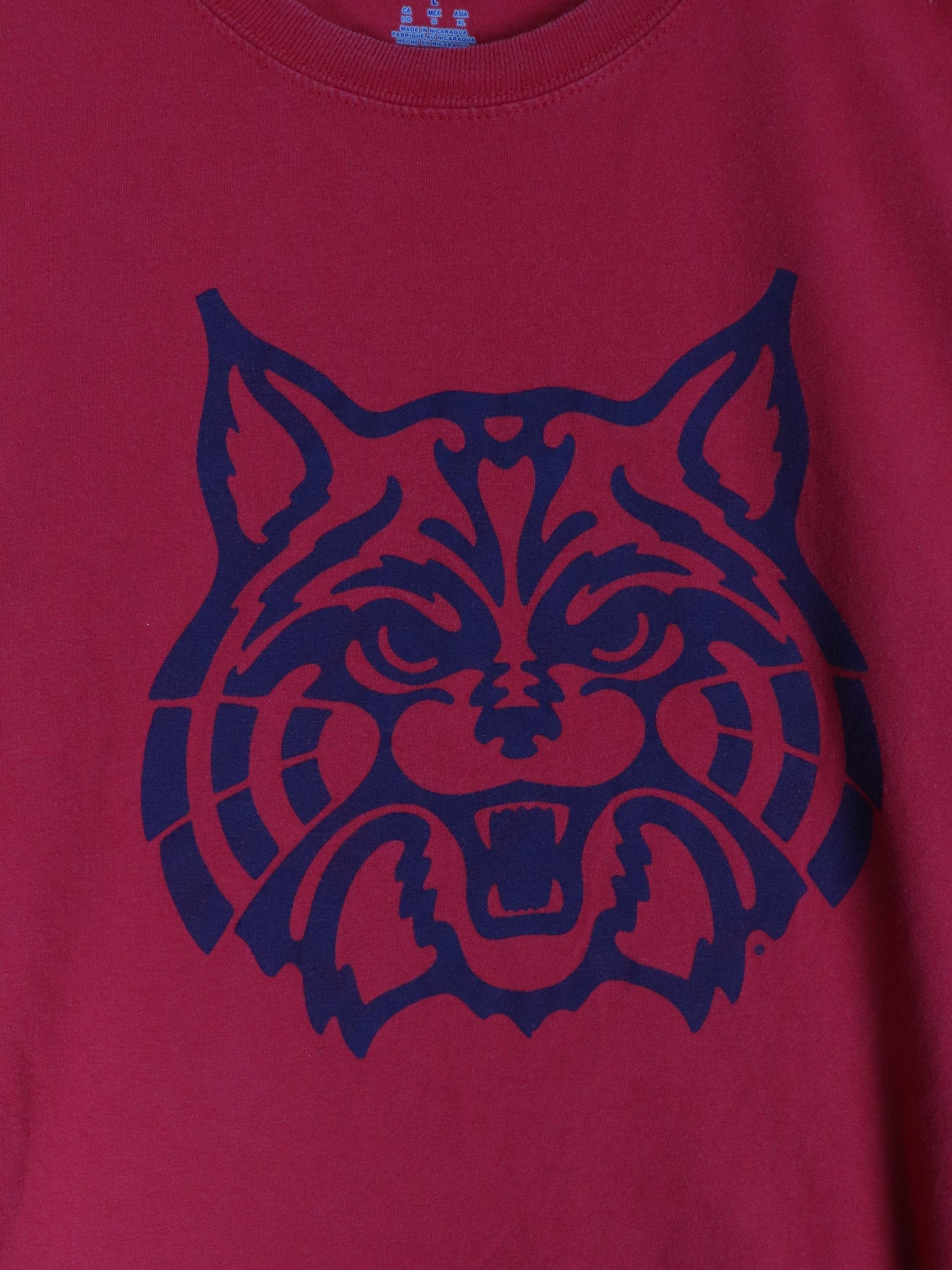 Arizona Wildcats T Shirt Mens Large Red College Champion from propervintagecanada