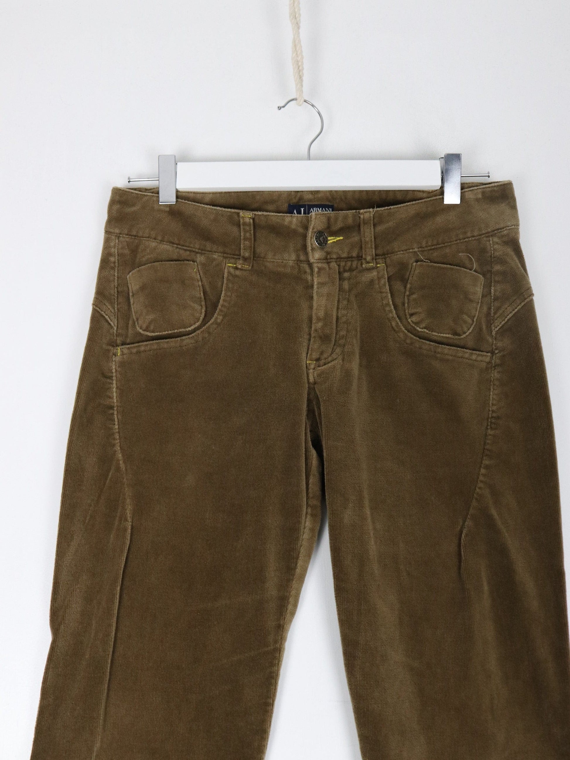 Armani Pants Armani Jeans Pants Fits Womens 30 x 31 Brown Soft Touch