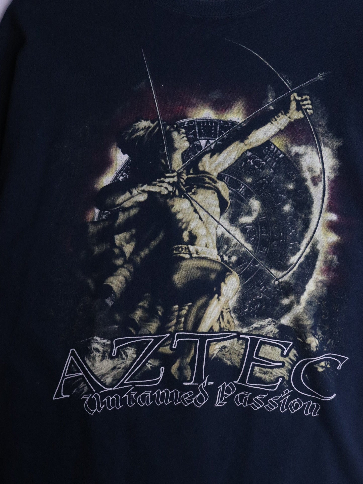 Aztec T Shirt Mens XL Black from propervintagecanada