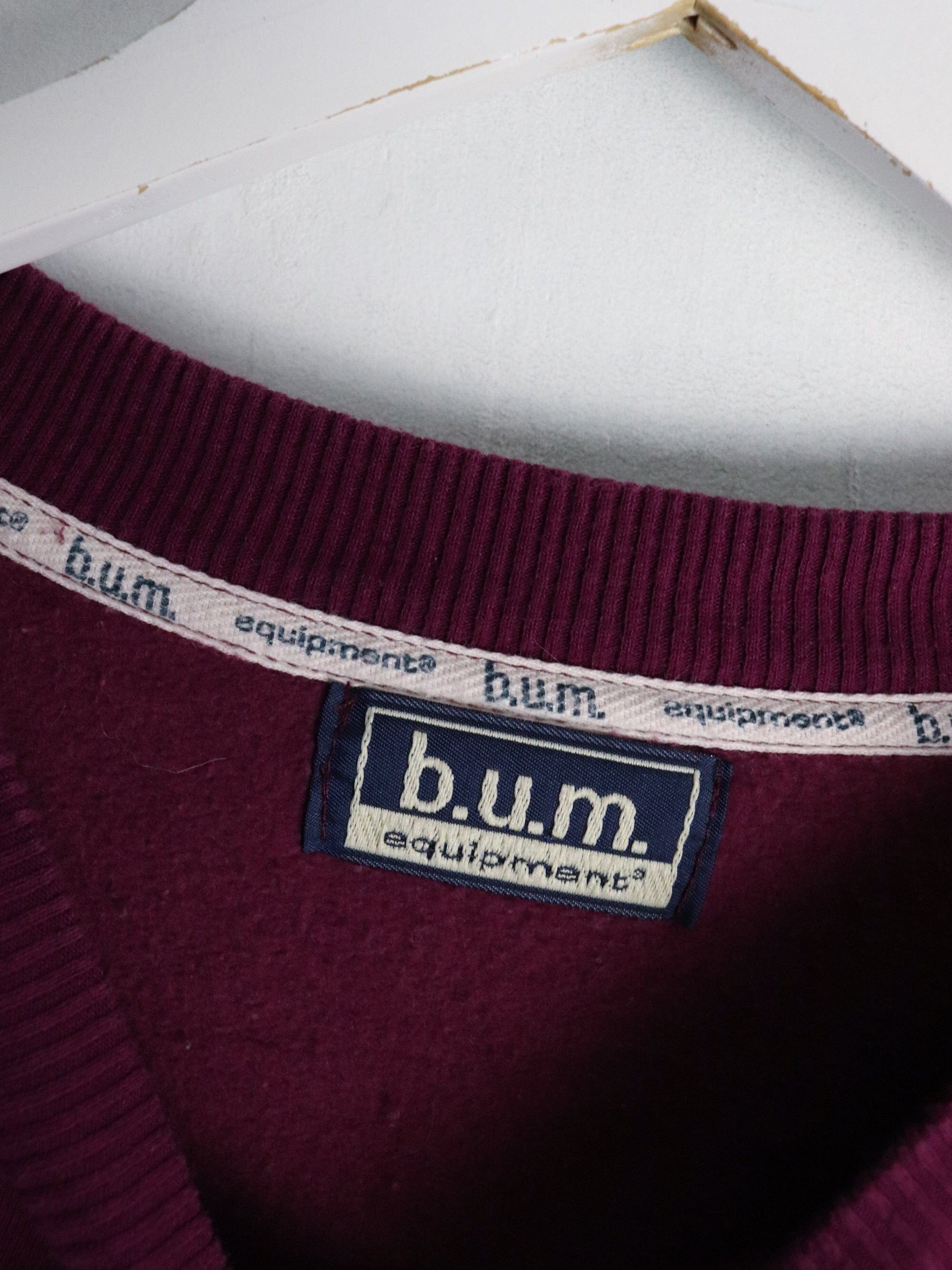 B.U.M. Equipment Sweatshirts & Hoodies Vintage B.U.M. Equipment Sweatshirt Mens XL Red