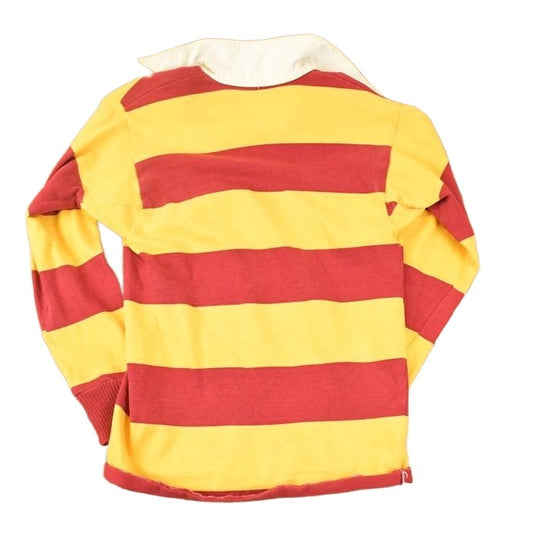Vintage 1980s Dehen Portland Quarter Button Rugby Shirt Men's S