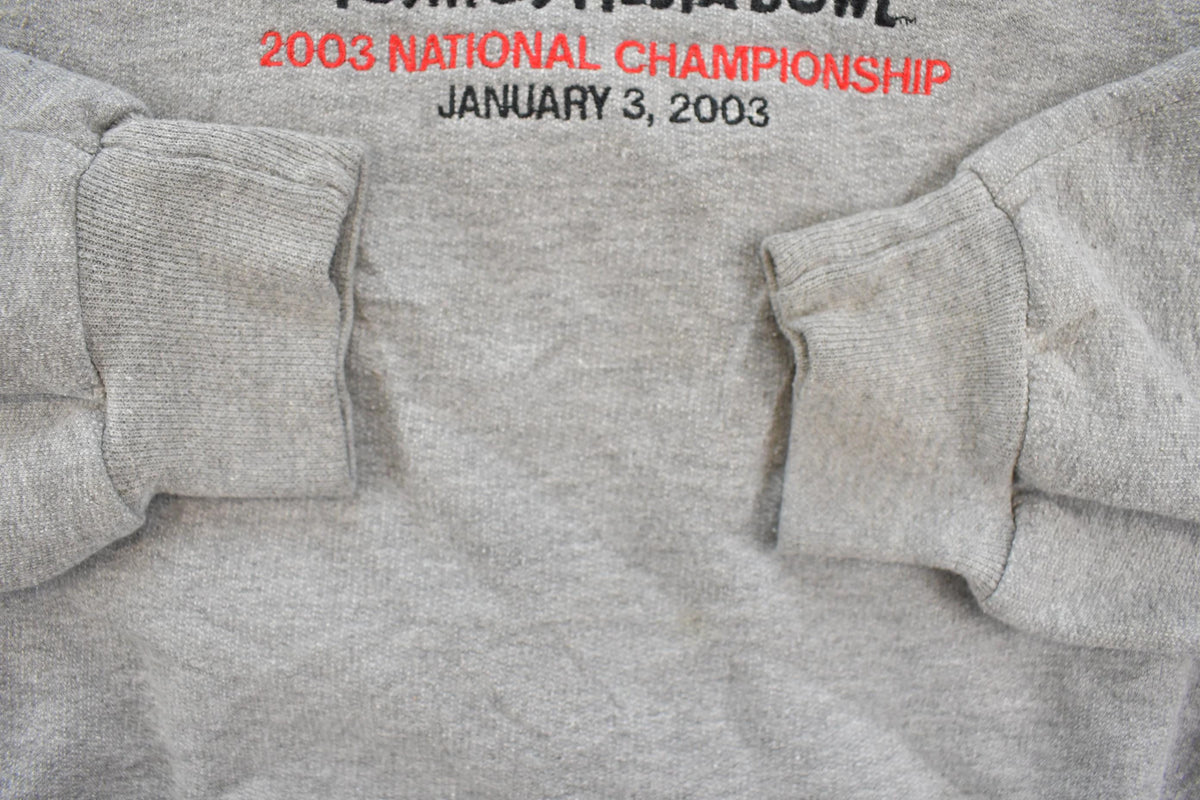 Vintage 2003 Ohio State University National Championship Collegiate Crewneck Sweatshirt Men's XL