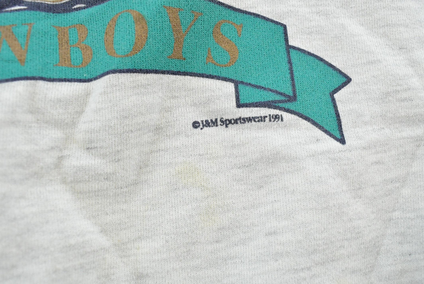 Vintage 1991 Wyoming Cowboys Turtleneck Sweatshirt Men's M
