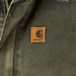 Vintage 1990s Thrashed Carhartt Arctic Quilt Traditional Jacket Men's L Tall