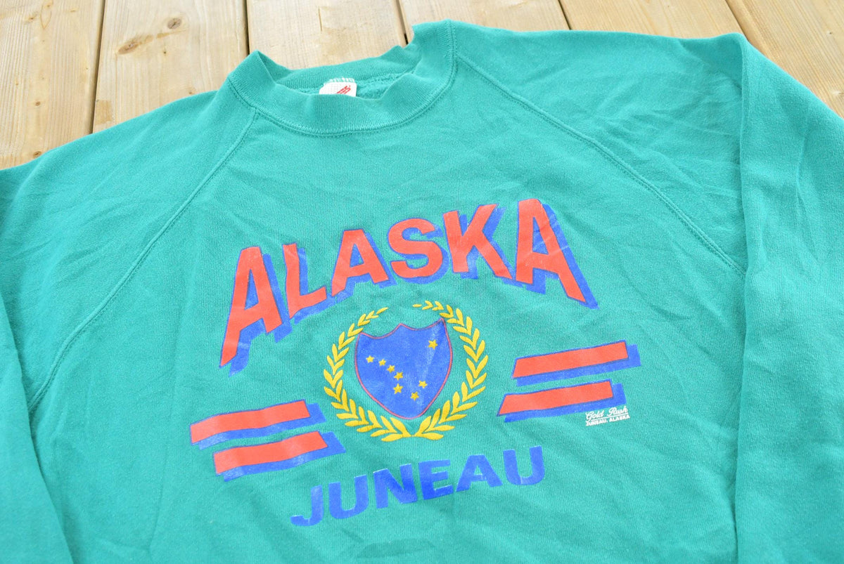 Vintage 1980s Alaska Juneau Souvenir Crewneck Sweatshirt Women's XL