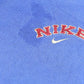 Vintage 1990s Nike Embroidered Mini Swoosh Block Logo Sweatshirt Men's L