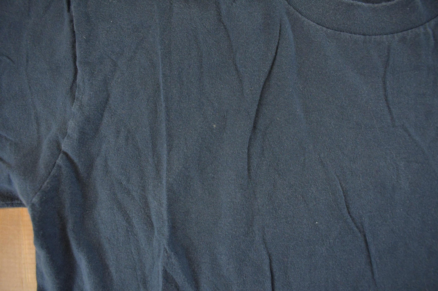 Vintage 1990s Towncraft Blank Navy Blue Pocket T-Shirt Men's L