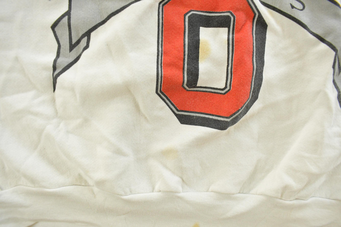 Vintage 1990s Ohio State University Buckeyes Collegiate Henley Sweatshirt Men's Large