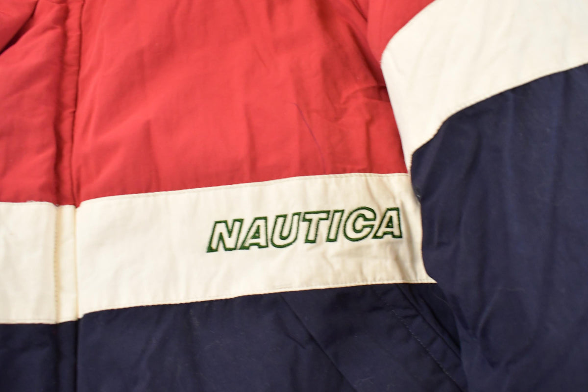 Vintage 1990s Nautica Down Puffer Jacket Men's XL