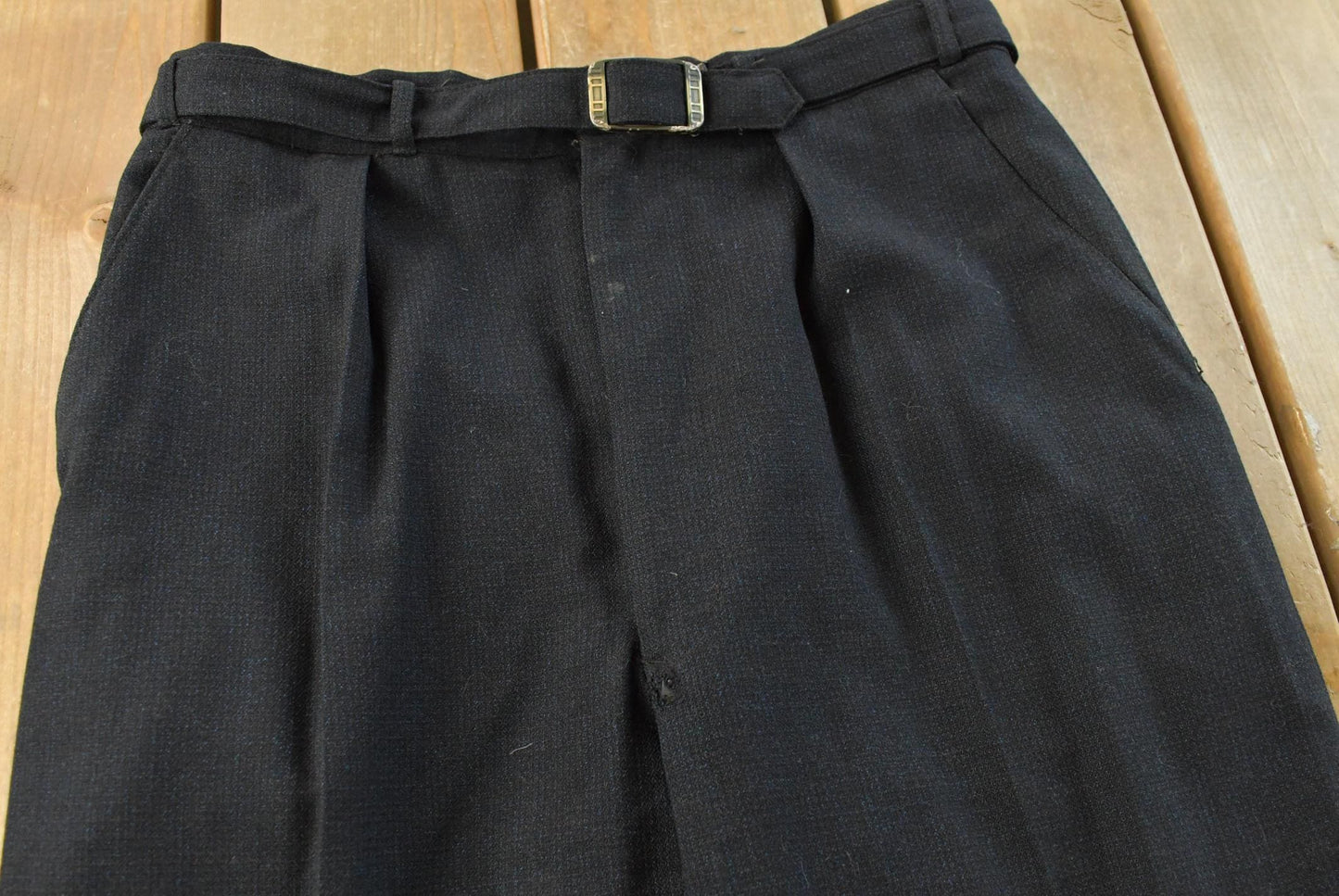Vintage 1950s Pleated Trousers Men's 28 x 27