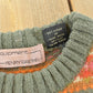 Vintage 1980s Henry Grethel Studio Abstract Lambswool Knit Crewneck Sweater Men's XS