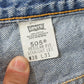 Vintage 2000s Levi's 505 Regular Straight Fit Denim Blue Jeans Men's 34 x 30