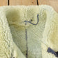 Vintage 1970s Shearling Suede Fur Coat Women's XL