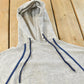 Vintage 1980s Streetwear Blank Raglan Hoodie Sweatshirt Men's M