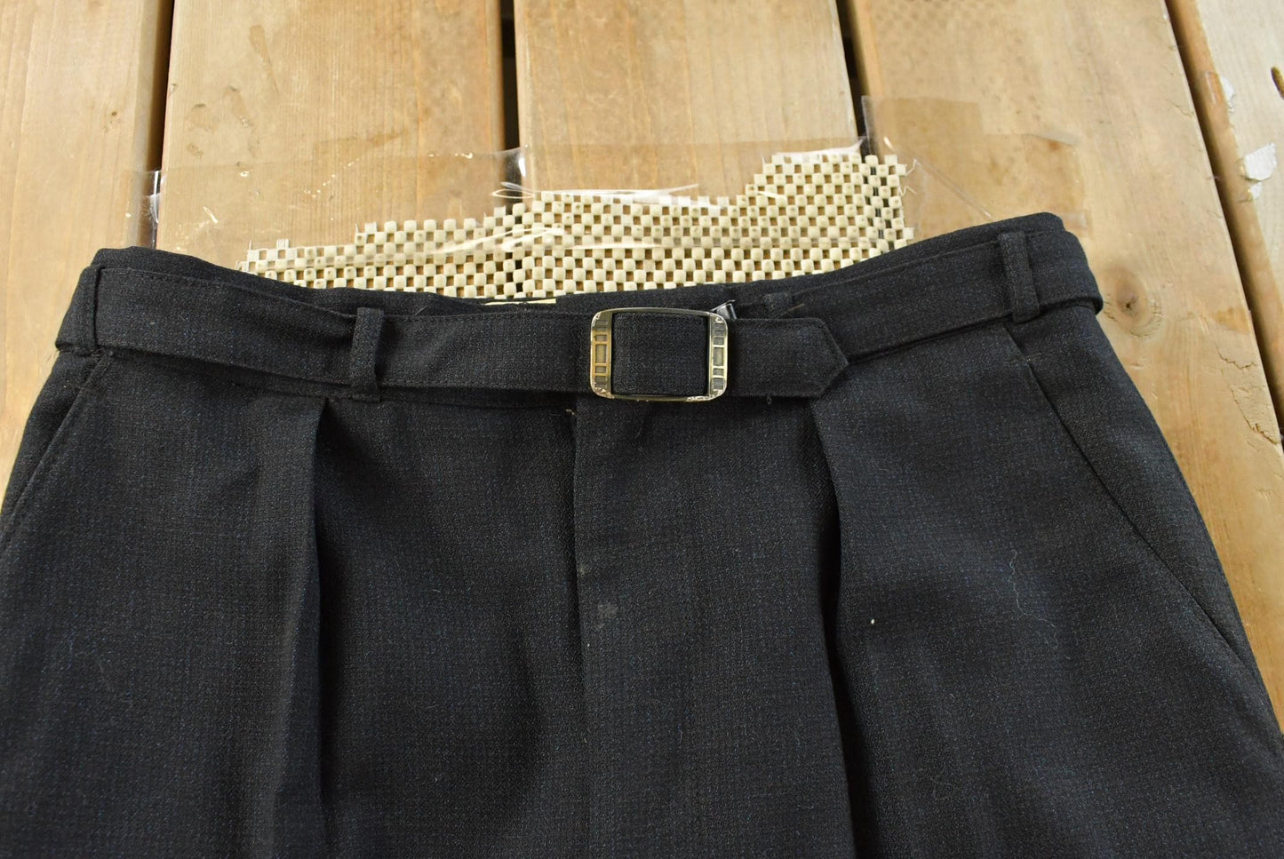 Vintage 1950s Pleated Trousers Men's 28 x 27