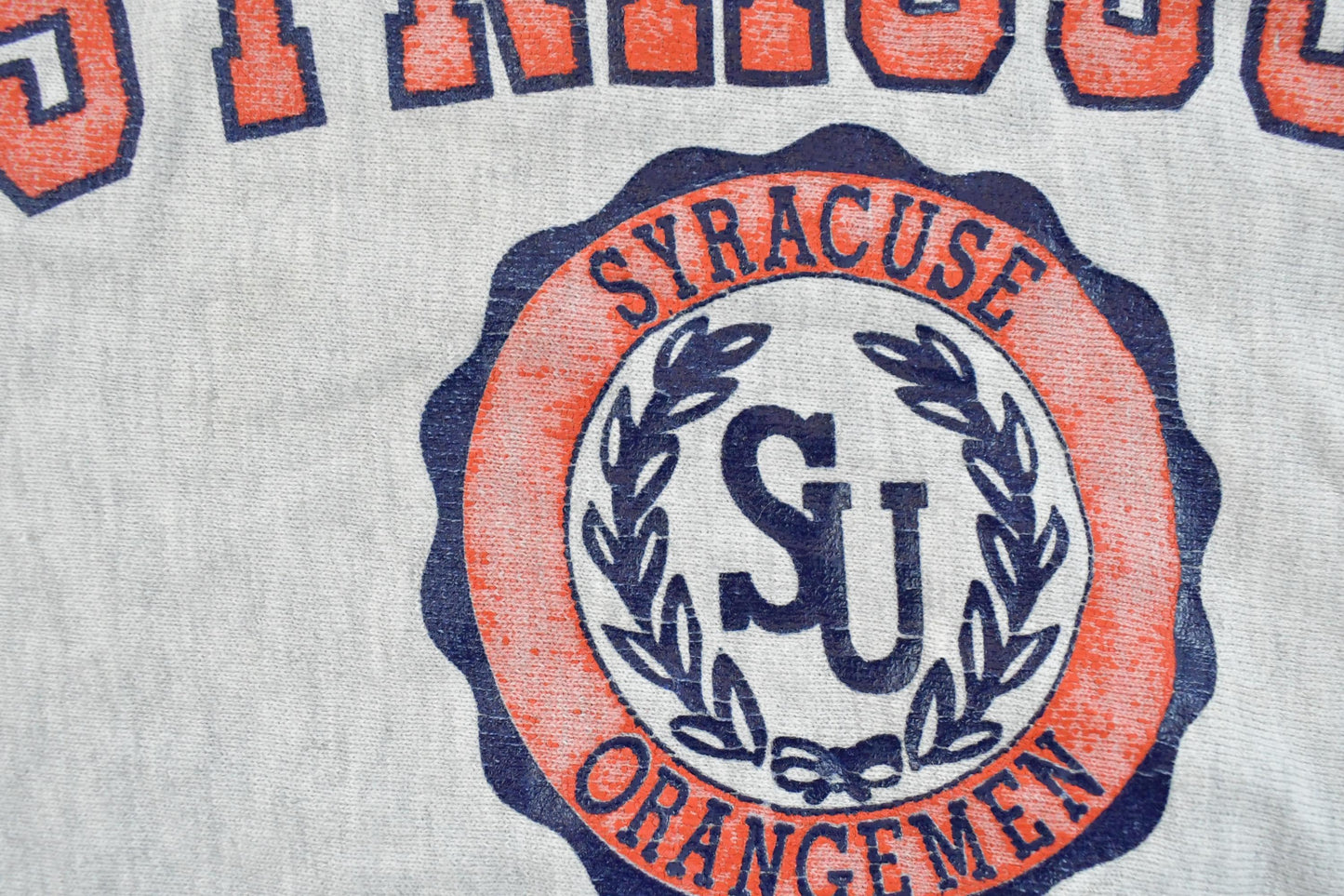 Vintage 1990s Syracuse University Champion Reverse Weave Crewneck Sweatshirt Men's 2XL