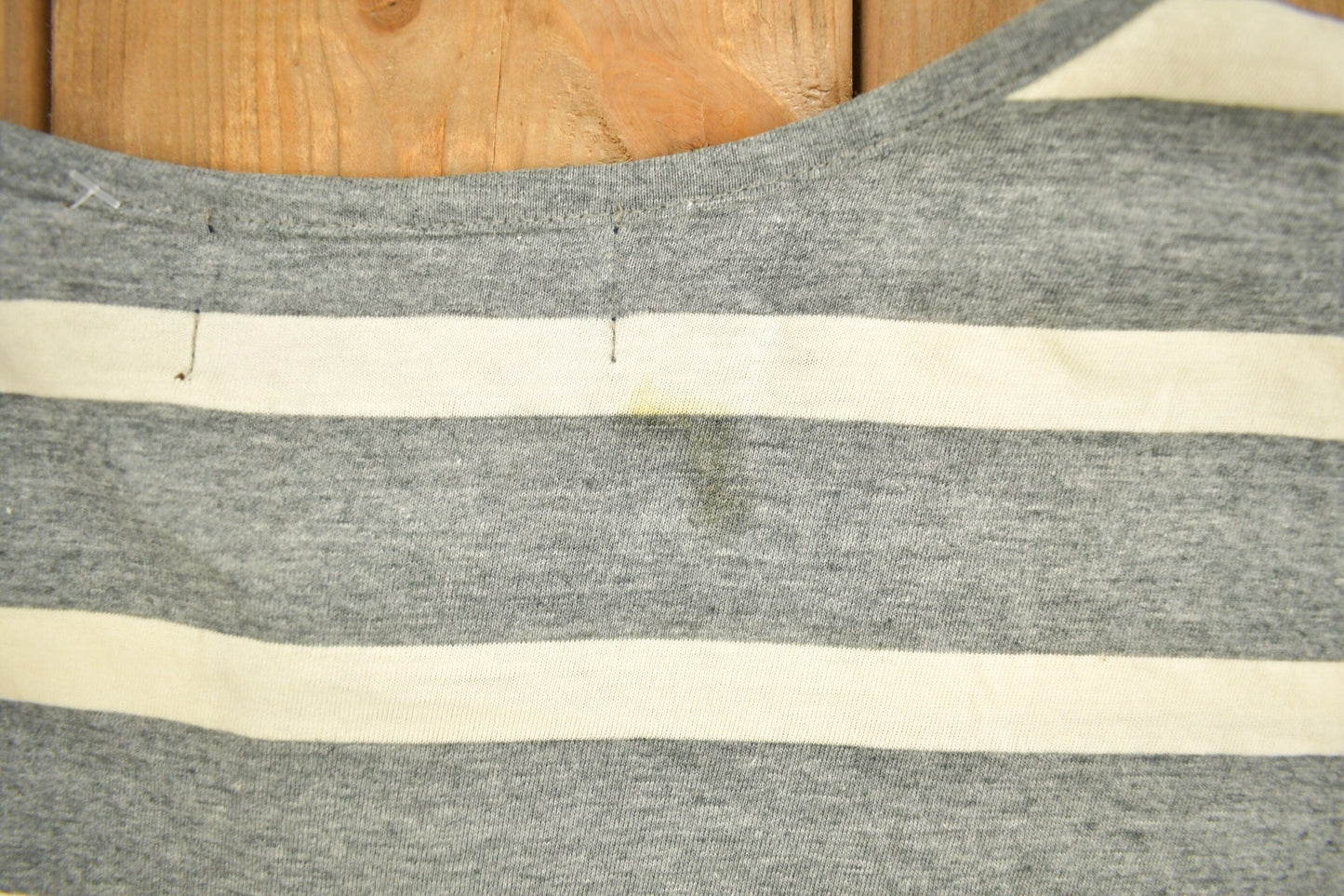 Vintage 1990s Polo Sport Ralph Lauren Striped Henley T-Shirt Men's Large