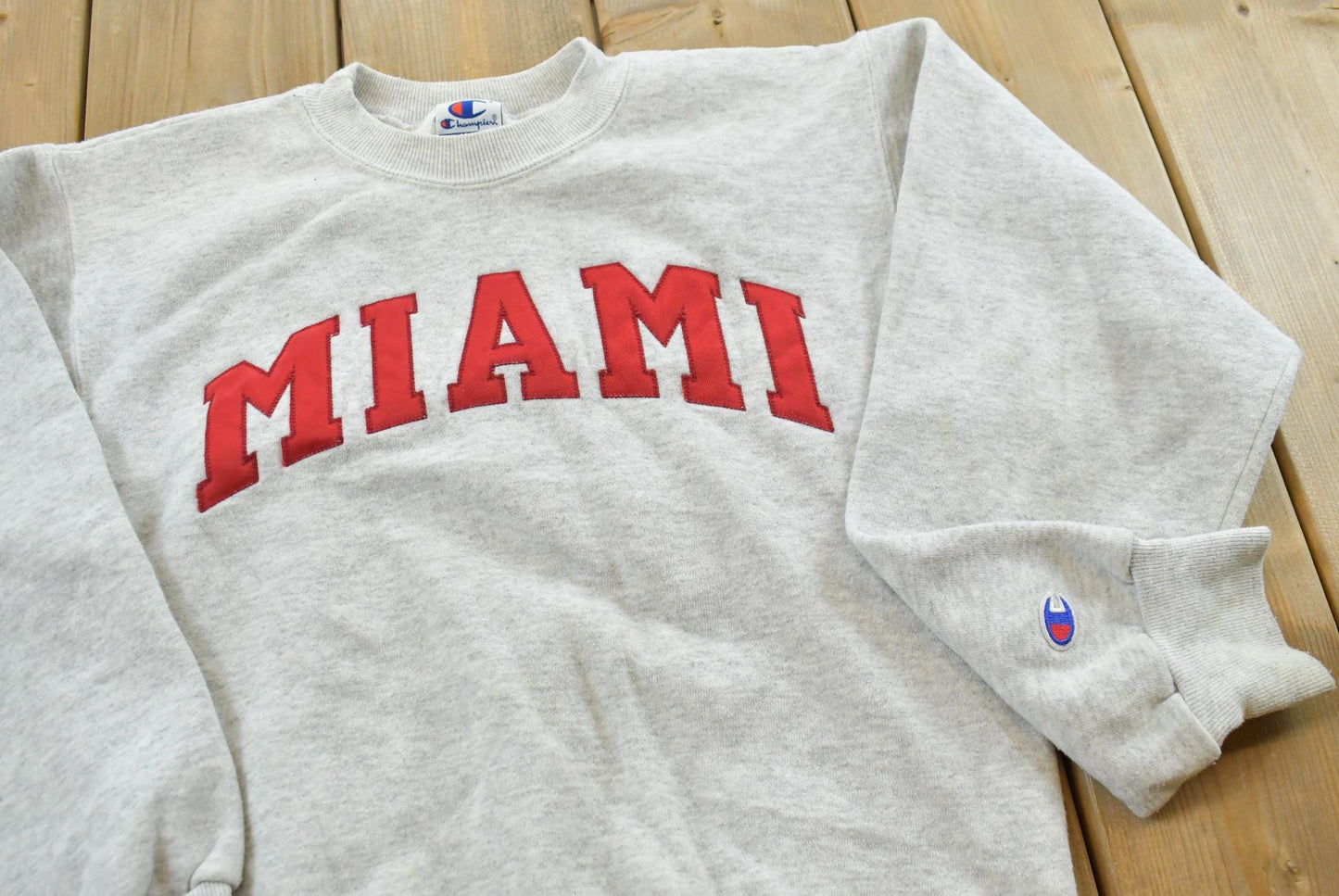 Vintage 1990s Miami University Collegiate Champion Sweatshirt Mens XS