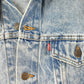 Vintage 1980s Levi's Acid Wash Denim Jean Trucker Jacket Men's XL