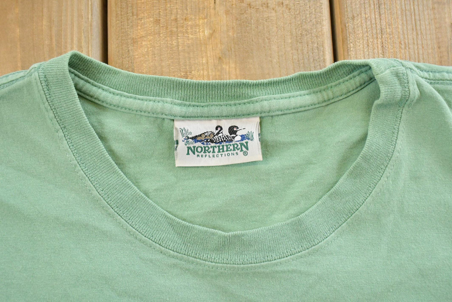 Vintage 1990s Northern Reflections Floral Birds T-Shirt Women's XL